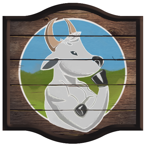 The Musing Ox site logo is a stylized Ox in the Thinking Man pose.